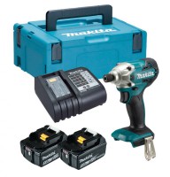 Makita DTD156STJ 18V Impact Driver With 2 x 5.0Ah Batteries, Charger & Makpac Case £199.95